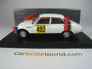 PEUGEOT 504 2ND CODASUR RALLY 1979 #402 J.C LEFEBVRE 1/43 SPARK