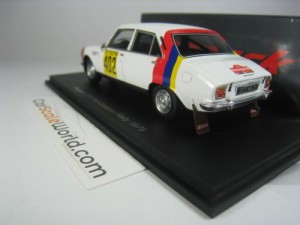 PEUGEOT 504 2ND CODASUR RALLY 1979 #402 J.C LEFEBVRE 1/43 SPARK