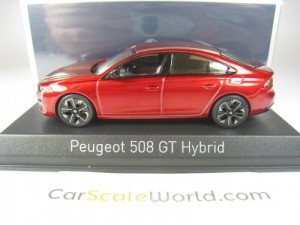 PEUGEOT 508 GT HYBRID 2023 1/43 NOREV (ELIXIR RED)