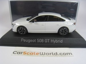PEUGEOT 508 GT HYBRID 2023 1/43 NOREV (OKENITE WHITE)