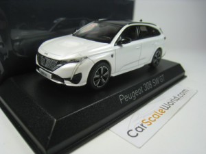 PEUGEOT 308 SW GT 2021 1/43 NOREV (PEARL WHITE)