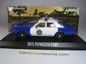 PLYMOUTH FURY 1975 OSAGE COUNTRY SHERIFF 1/43 GREENLIGHT