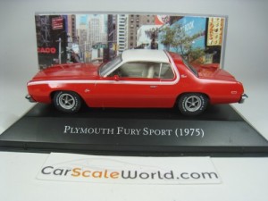 PLYMOUTH FURY SPORT 1975 1/43 IXO ALTAYA (RED/WHITE)