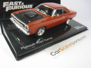 PLYMOUTH ROAD RUNNER 1970 FAST AND FURIOUS 1/43 IXO ALTAYA (BROWN)