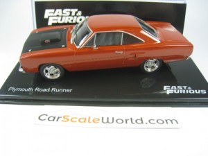 PLYMOUTH ROAD RUNNER 1970 FAST AND FURIOUS 1/43 IXO ALTAYA (BROWN)