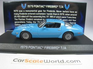 PONTIAC FIREBIRD T/A 1979 1/43 GREENLIGHT (BLUE)