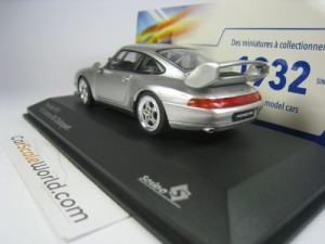 PORSCHE 911 CARRERA RS CLUBSPORT 1995 (993) 1/43 SOLIDO (POLAR SILVER)