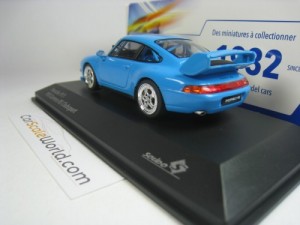 PORSCHE 911 CARRERA RS CLUBSPORT (993) 1995 1/43 SOLIDO (RIVIERA BLUE)