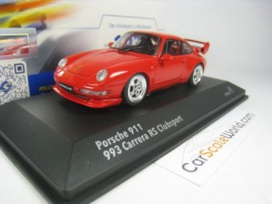 PORSCHE 911 CARRERA RS CLUBSPORT (993) 1995 1/43 SOLIDO (GUARDS RED)