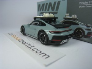 PORSCHE 911 DAKAR 1/64 MINI GT (SHADE GREEN)