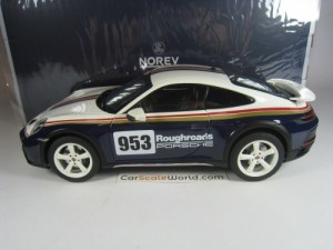 PORSCHE 911 DAKAR ROUGHROADS 2023 1/18 NOREV (WHITE/BLUE)