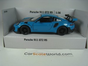 PORSCHE 911 GT2 RS (991) 1/36 KINSMART (LIGHT BLUE)