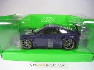 PORSCHE 911 GT3 RS (991) 1/24 WELLY (VIOLET)