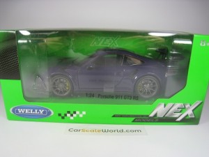 PORSCHE 911 GT3 RS (991) 1/24 WELLY (VIOLET)