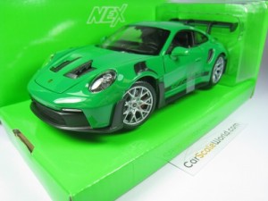 PORSCHE 911 GT3 RS (992) 1/24 WELLY (GREEN)