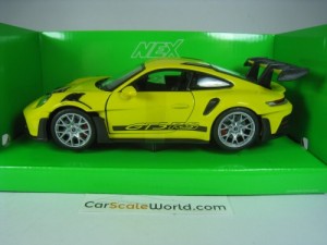 PORSCHE 911 GT3 RS (992) 1/24 WELLY (YELLOW)