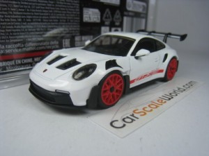 PORSCHE 911 GT3 RS (992) 2023 1/43 HOTWHEELS PREMIUM (WHITE/RED)