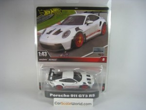 PORSCHE 911 GT3 RS (992) 2023 1/43 HOTWHEELS PREMIUM (WHITE/RED)