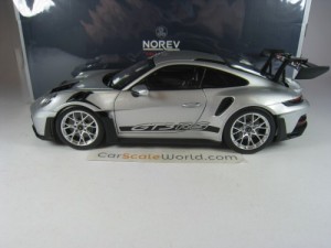 PORSCHE 911 GT3 RS (992) 2022 1/18 NOREV (GT SILVER METALLIC)