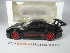 PORSCHE 911 GT3 RS (992) 2022 1/43 NOREV JET CAR (BLACK/ PYRO RED)