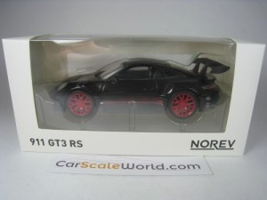 PORSCHE 911 GT3 RS (992) 2022 1/43 NOREV JET CAR (BLACK/ PYRO RED)