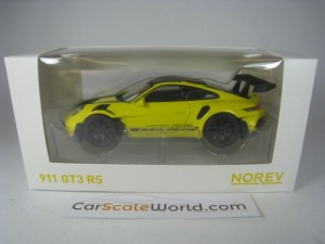 PORSCHE 911 GT3 RS (992) 2022 1/43 NOREV JET CAR (YELLOW/BLACK)