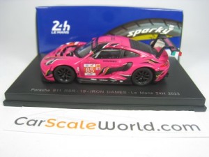 PORSCHE 911 RSR - 19 - IRON DAMES - 24H LE MANS 2023 1/64 SPARK