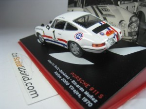 PORSCHE 911 S RALLYE 2000 VIRAJES 1970 A.R GIMENEZ 1/43 IXO ALTAYA