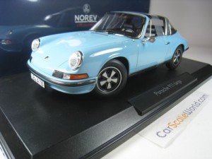 PORSCHE 911 S TARGA 1973 1/18 NOREV (LIGHT BLUE)