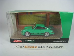 PORSCHE 911 TURBO (964) 1/64 SCHUCO TARMAC (GREEN)