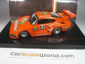 PORSCHE 935 K3 #52 24H NURBURGRING 1981 B. WOLLEK 1/43 IXO