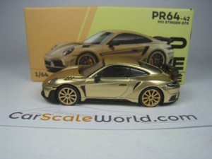 PORSCHE 992 STINGER GTR 1/64 POP RACE (MATT GOLD)