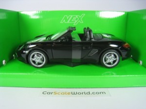 PORSCHE BOXSTER S 1/24 WELLY (BLACK)