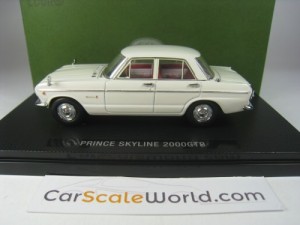 PRINCE SKYLINE 2000GTB 1965 1/43 EBBRO (WHITE)