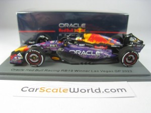 RED BULL RACING RB19 WINNER LAS VEGAS GP 2023 MAX VERSTAPPEN 1/43 SPARK