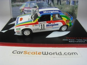 RENAULT 11 TURBO RALLYE CATALUNYA 1987 J. PURAS 1/43 IXO ALTAYA