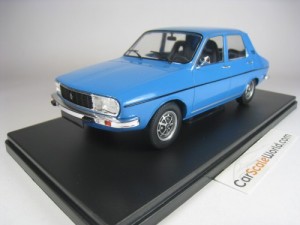 RENAULT 12 TS PHASE 2 1976 1/24 IXO SALVAT (BLUE) WITH BLISTER