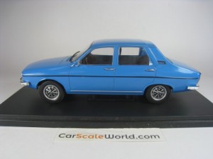 RENAULT 12 TS PHASE 2 1976 1/24 IXO SALVAT (BLUE) WITH BLISTER