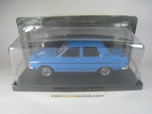 RENAULT 12 TS PHASE 2 1976 1/24 IXO SALVAT (BLUE) WITH BLISTER