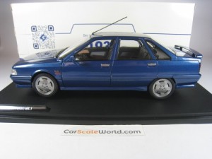 RENAULT 21 TURBO 1/18 SOLIDO (BLUE METALLIC)