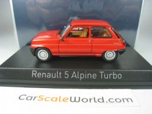 RENAULT 5 ALPINE TURBO 1983 1/43 NOREV (RED)