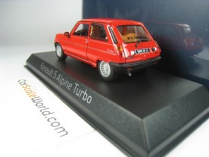 RENAULT 5 ALPINE TURBO 1983 1/43 NOREV (RED)