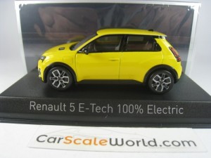 RENAULT 5 E-TECH 100% ELECTRIC 2024 1/43 NOREV (POP YELLOW)