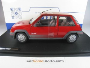 RENAULT 5 GT TURBO - SUPERCINCO GT TURBO 1985 PHASE I 1/18 SOLIDO (RED)