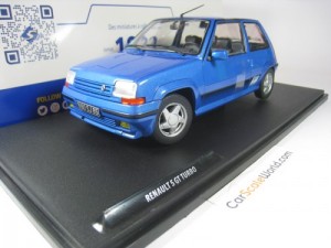 RENAULT 5 GT TURBO - SUPERCINCO GT TURBO 1989 PHASE II 1/18 SOLIDO (BLUE)