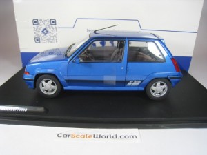 RENAULT 5 GT TURBO - SUPERCINCO GT TURBO 1989 PHASE II 1/18 SOLIDO (BLUE)