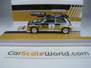 RENAULT 5 MAXI TURBO RALLYE DU VAR 1986 #1 F. CHATRIOT 1/64 TARMAC