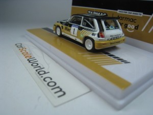 RENAULT 5 MAXI TURBO RALLYE DU VAR 1986 #1 F. CHATRIOT 1/64 TARMAC