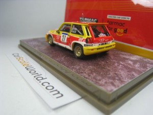 RENAULT 5 MAXI TURBO RALLYE TOUR DE CORSE 1985 #27 D. AURIOL 1/64 TARMAC