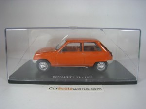  RENAULT 5 TL 1973 1/24 IXO HACHETTE(ORANGE)